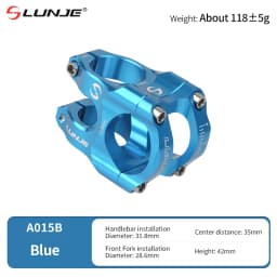 MTB Road Bike Stem CNC Mountain Bicycle Bridge 31 8 Short Road Bike Power High Strength Climbing Riser 45mm Mtb Power