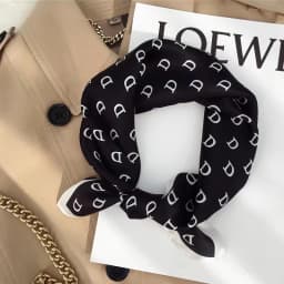 Fashion Print Square Scarf Hijab For Women Girls Satin Silk Bandana Muslim Headband Neckerchief Hair Band Wrap Shawls Foulard