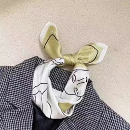 Fashion Print Square Scarf Hijab For Women Girls Satin Silk Bandana Muslim Headband Neckerchief Hair Band Wrap Shawls Foulard