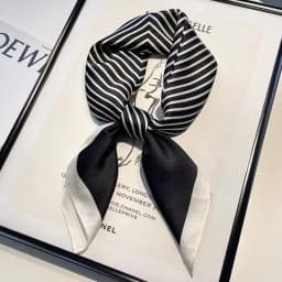 Fashion Print Square Scarf Hijab For Women Girls Satin Silk Bandana Muslim Headband Neckerchief Hair Band Wrap Shawls Foulard