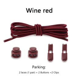 Men and Women No Tie Shoe Laces Spring Button Up Elastic Shoelaces Shoe Accessories Sneakers Classics Solid Color Shoelace