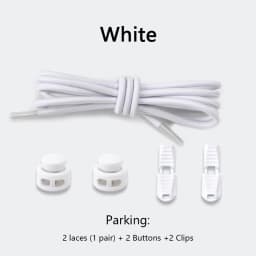Men and Women No Tie Shoe Laces Spring Button Up Elastic Shoelaces Shoe Accessories Sneakers Classics Solid Color Shoelace
