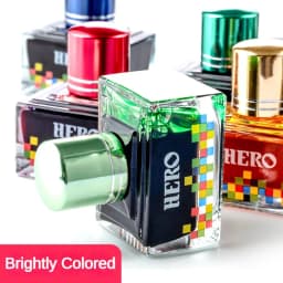 HERO Colorful 40ml Fountain Pen Ink Refilling Ink Stationery School Cartridge Converter Office Ink Supplies Stationery PK JINHAO