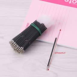 0.7mm Ballpoint Pen Refills Replacement Smooth Writing for Retractable Pens 100x