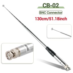 ABBREE 27MHz SMA-Female/SMA-Male/BNC Handheld Telescopic CB Antenna For Quansheng UV-K5 UV-K5(8) baofeng UV-K61 Walkie Talkie