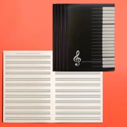 Guitar Piano Keyboard Music Notebook Memo School Notebook Musicscore Diary Drawing Sketchbook Student Journal Notepad Stationery