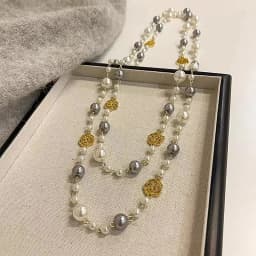 Classic Exquisite Pearl Long Sweater Necklace Fashion Lady Party Wedding Crystal Jewelry