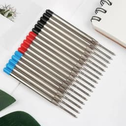5/10/20Pcs Ballpoint Pen Refill For Parker Pens Medium Point L:3.9 In Black Ink Rods Refill Writing Office Stationery Supplies
