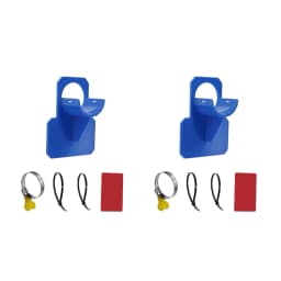 2PCS Swimming Pool Pipe Fixing Holder Support for Intex Above Ground Pool 30-38mm Hose Outlet Mount Bracket with Cable Tie Clamp