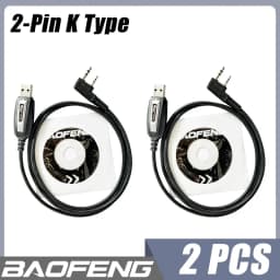 Baofeng USB Programming Cable UV-21 18Pro 17Plus V2 Quansheng UVK5 UVK6 TG-UV2 Programming Cable CD Software Radio Accessories