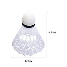 12pcs Plastic Badminton Shuttlecock Lightweight Badminton for Hitting Practice Portable Badminton for Practice Outdoor Supplies