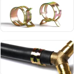 50 Pcs Fastener 5mm 6mm 7mm 8mm 9mm Spring Clip Fuel Water Line Hose Pipe Air Tube Clamps Fuel Water Tube Clamps Fastener