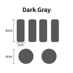 6Pcs Heel Repair Insoles Subsidy Sticky Shoes Hole in Cobbler Sticker Back Sneaker Lined Anti-Wear After Heels Stick Foot Care