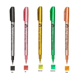 Metallic Markers Pens Color Silver Gold Paint Pens for Black Paper, Glass, Rock Painting, DIY Scrapbook Album