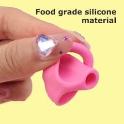 12/6/1Pcs Pencil Silicone Grips Writing Aid Trainer Posture Correction Finger Grip for Kids Children Students School Supplies