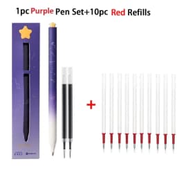 KACO Gel Pens Sets School Office Supplies for Kids 0.5mm High-capacity Heart / Star Sign Writing Gadgets Love Gift Cute Items