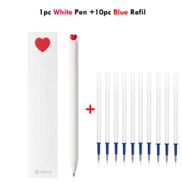 KACO Gel Pens Sets School Office Supplies for Kids 0.5mm High-capacity Heart / Star Sign Writing Gadgets Love Gift Cute Items