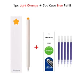 KACO Gel Pens Sets School Office Supplies for Kids 0.5mm High-capacity Heart / Star Sign Writing Gadgets Love Gift Cute Items