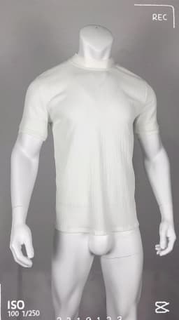 New Summer Fashion Tight T-shirt Casual Streetwear Textured High-neck Solid Color Short-sleeved Bottoming Tees Korean Style Tops