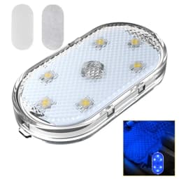 1pc Touch Sensor USB LED Interior Light LED Lamp Car Ceiling Lamp Reading Light Car Decorations Roof Interior Lighting