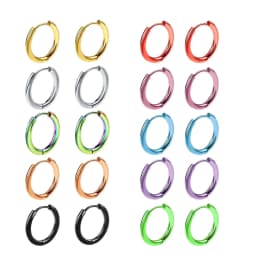 8/10/12/14/16/18/20Mm Huggies Hoop Earring For Women Helix Hoop Earring Cartilage Jewelry Lobe Hoop Earrings Trgaus Ear Circle