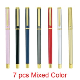 1-3-4-7 pcs Luxury Metal Business Office Supplies High Quality Stationery