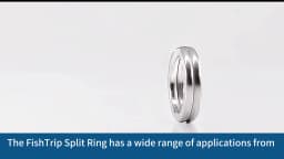 FishTrip Fishing Split Rings 30~200Pack Stainless Steel Heavy Duty Saltwater Lure Hook Fishing Connector Terminal Tackle