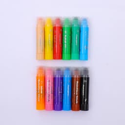 8/12 Colors Crafts Paint Sticks, Solid Color Washable Paint Sticks for Kids and Students