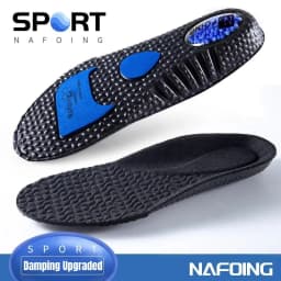 Upgraded Sports Shock Absorption Insoles High Elastic Running Sneaker Pads Rebound Deodorant Comfortable Feet Cushion