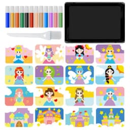 Sand Painting For Kids Colored Sand Painting Kits For Kids 12 Colors Of Sand 16 Peel & Sprinkle Pictures 1 Tray1 Brush Art Tool