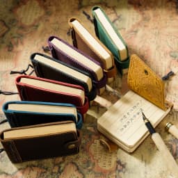 Pure Handmade Genuine Leather Small Size Mini Notebooks Cover Retro Cowhide Diary Journals Vintage Memo Notepad Paper Material