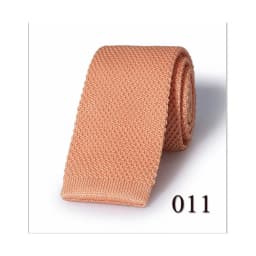 Fashion Men's Solid Colourful Knitted Ties Normal Classic Narrow Slim Neck Tie Woven Plain Cravate Narrow Neckties Gravatas