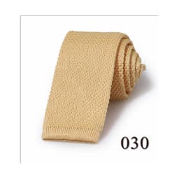 Fashion Men's Solid Colourful Knitted Ties Normal Classic Narrow Slim Neck Tie Woven Plain Cravate Narrow Neckties Gravatas