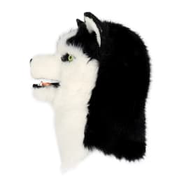 Furry Dog Mask Animal Full Head Wolf Realistic Masks for Halloween Carnival Fancy Dress Party Cosplay Costume Women Men