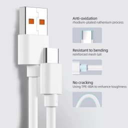 Original Xiaomi 6A USB Type C Cable Charger 120W Turbo Type Fast Charging For Mi 13 12 11 10 Pro Ultra Poco X3 Redmi Note K50 40