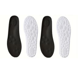 1Pair/2Pairs/4Pairs High Elasticity Latex Sport Insoles Soft Shoe Pads Arch Support Orthotic Insoles Breathable Deodorant Insole