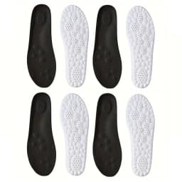 1Pair/2Pairs/4Pairs High Elasticity Latex Sport Insoles Soft Shoe Pads Arch Support Orthotic Insoles Breathable Deodorant Insole