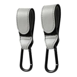 Baby Stroller Hook Fashion PU Leather Adjustable Pram Hook Cart Organizer Diaper Bag Hanger Children Boy Girl Travel Accessories