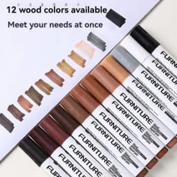 12 Colors Furniture Touch Up Kit Markers Amp Filler Sticks Wood Composite Grain Paint Repair Pen Scratches Restore Scratch Patch