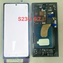 AMOLED Display For Samsung Galaxy S23 Ultra S918 LCD Display Digital Touch Screen Support Fingerprint S-Pen S918B S918B/DS