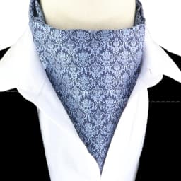 New Design Jacquard Paisley Cashew Cravat Formal Ascot Scrunch Self British Gentleman Scarf Polyester Tie Suit Accessories Gifts