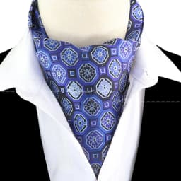 New Design Jacquard Paisley Cashew Cravat Formal Ascot Scrunch Self British Gentleman Scarf Polyester Tie Suit Accessories Gifts