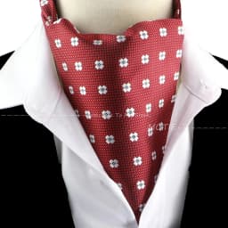 New Design Jacquard Paisley Cashew Cravat Formal Ascot Scrunch Self British Gentleman Scarf Polyester Tie Suit Accessories Gifts