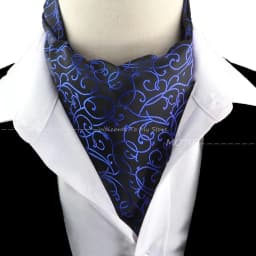 New Design Jacquard Paisley Cashew Cravat Formal Ascot Scrunch Self British Gentleman Scarf Polyester Tie Suit Accessories Gifts