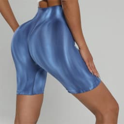 Women Tie Dye Gym Leggings Seamless Push Up Tights Training Pants Scrunch Sports High Waist Butt Lifting Workout Yoga Leggins