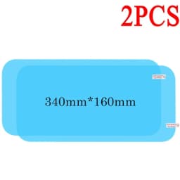 Car Rearview Mirror Protective Film Side Windows Sticker Anti Fog Glare Rainproof Waterproof Mirror Film Clear Nano Coatin