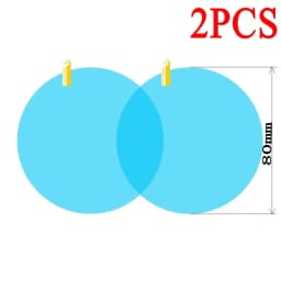 Car Rearview Mirror Protective Film Side Windows Sticker Anti Fog Glare Rainproof Waterproof Mirror Film Clear Nano Coatin