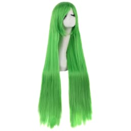 40" 100cm Long Straight Wig Anime Costume Wig Long Straight Cosplay Wig Party Heat Resistant Synthetic Hair Wigs