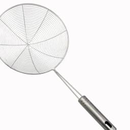Oval Skimmer Stainless Steel Filter Mesh Oil Pot Food Filter Cookware Colander Fried Filter Kitchen Strainer Baking Cooking Tool