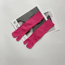 High Quality Combed Cotton Split Toe Socks Unisex Simple Comfortable Two-Toed Socks Japanese Harajuku Men Women's Tabi Socks